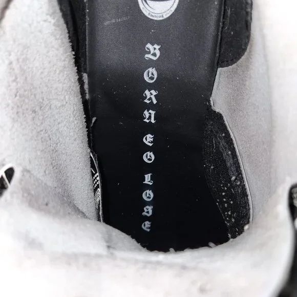 Dr Martens 1460 Egret Playing Card Men's Sz 11 Black White King of Hearts Boots - Picture 9 of 10